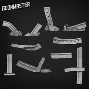Steel Girder - Goonmaster Basing Bits | Miniature | Wargaming | Roleplaying Games | 32mm | Basing Supplies | Rubble | Debris