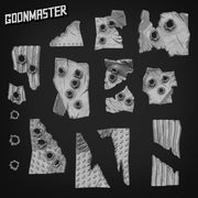 Metal Scraps - Goonmaster Basing Bits | Miniature | Wargaming | Roleplaying Games | 32mm | Basing Supplies | Battle Damage | Rubble