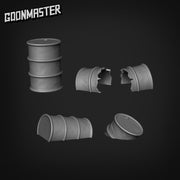 Barrels - Goonmaster Basing Bits | Miniature | Wargaming | Roleplaying Games | 32mm | Basing Supplies | Apocalypse | Battlefield