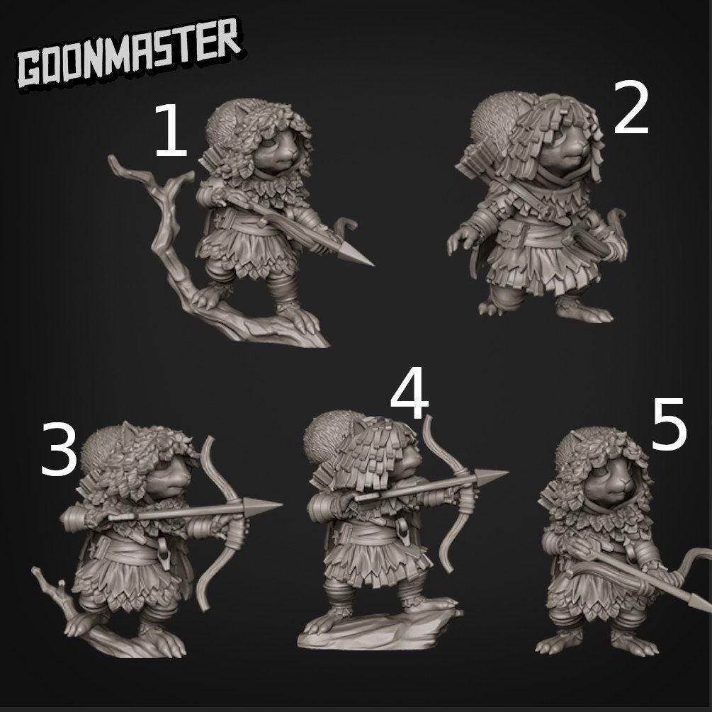 Squirrel Tracker - Goonmaster | Miniature | Wargaming | Roleplaying Games | 32mm | Rogue | Archer | Ranger | Scout