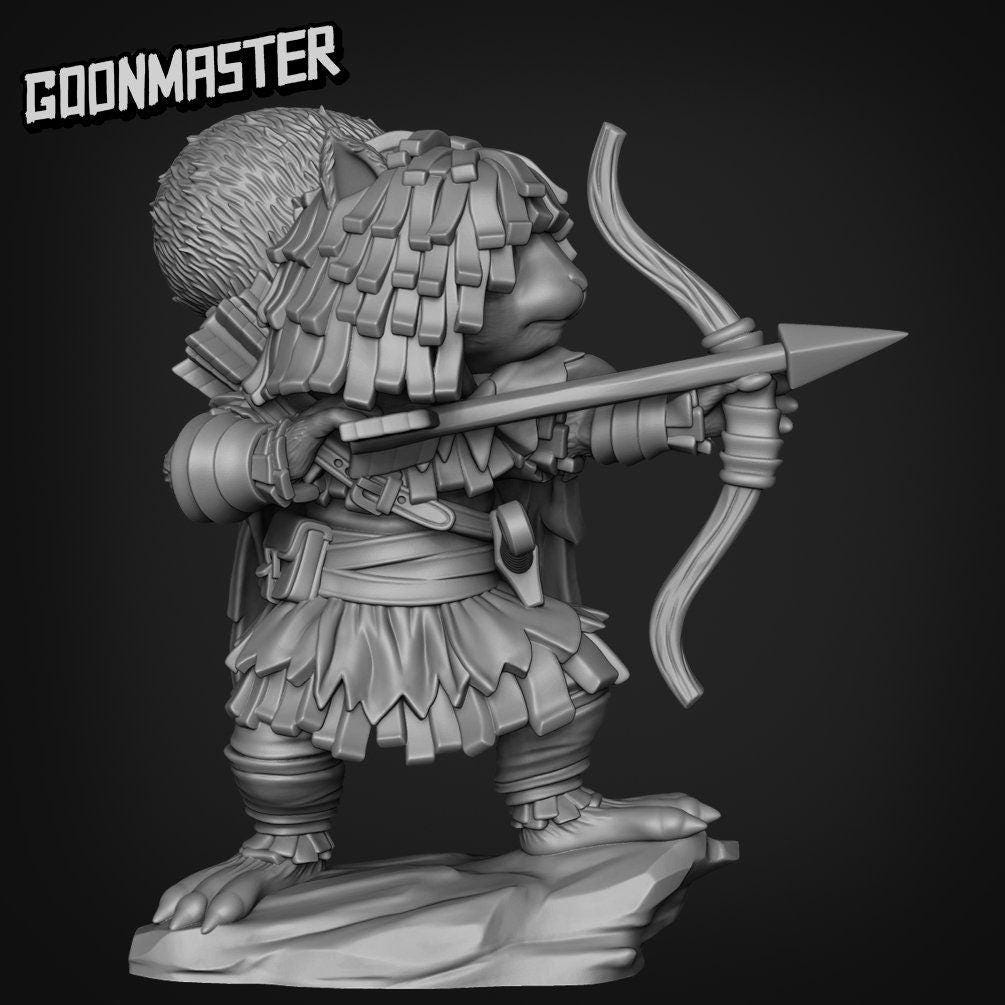 Squirrel Tracker - Goonmaster | Miniature | Wargaming | Roleplaying Games | 32mm | Rogue | Archer | Ranger | Scout