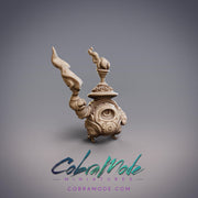 Lamplighter Gazmardan Pari, Gas Elemental - CobraMode | Miniature | Wargaming | Roleplaying Games | 32mm | Golem | Mech