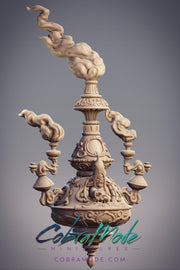 Lamplighter Bozorg Jahanbaz, Guild Overseer - CobraMode | Miniature | Wargaming | Roleplaying Games | 32mm | Gnome