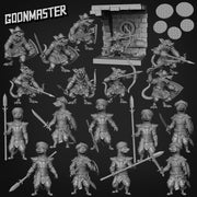 Rat Soldier - Goonmaster | Miniature | Mighty Meerkat  | Wargaming | Roleplaying Games | 32mm | Soldier | Mercenary | Warband