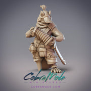 Boondaburra Pirate Ragas, Platypus Bard - CobraMode | Miniature | Wargaming | Roleplaying Games | 32mm | 54mm | Accordian