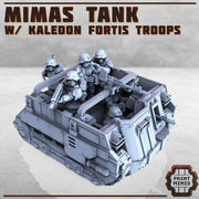 Mimas Heavy Tank, Troop Carrier - Print Minis | Sci Fi | Tank | Crawler | Kaledon Fortis | Imperial