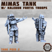 Mimas Heavy Tank, Troop Carrier - Print Minis | Sci Fi | Tank | Crawler | Kaledon Fortis | Imperial