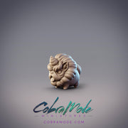Curly Tail Shishi, Unicorn Pug - CobraMode | Miniature | Wargaming | Roleplaying Games | 32mm