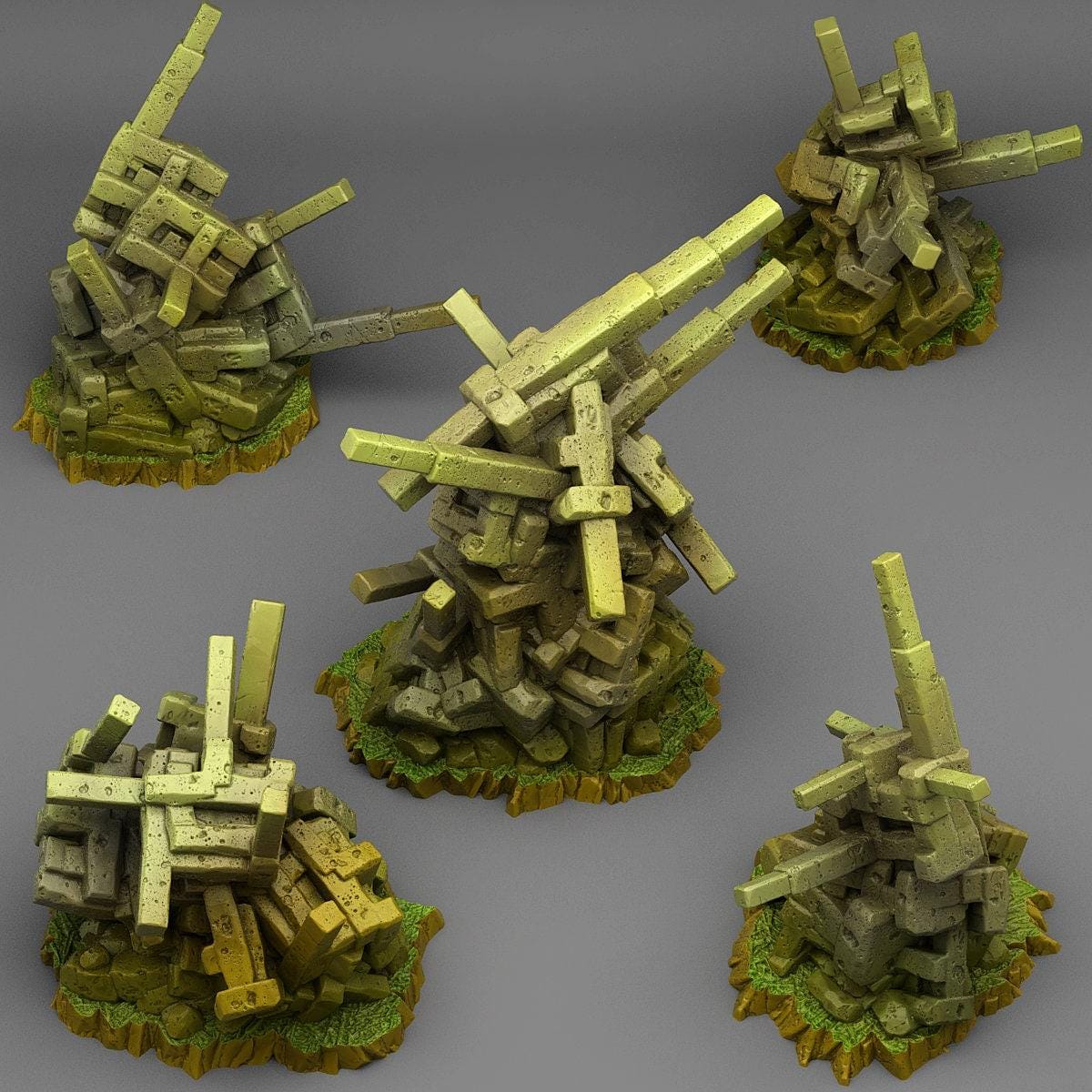 Natural Trap Stones Scatter Terrain - Fantastic Plants and Rocks
