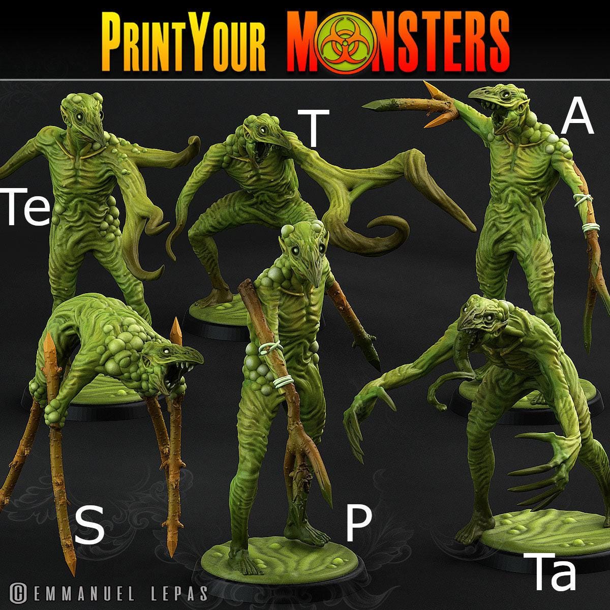 Plague Men - Print Your Monsters