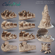 Lemurian Sandwalker Cyanea, Alien Jellyfish - CobraMode