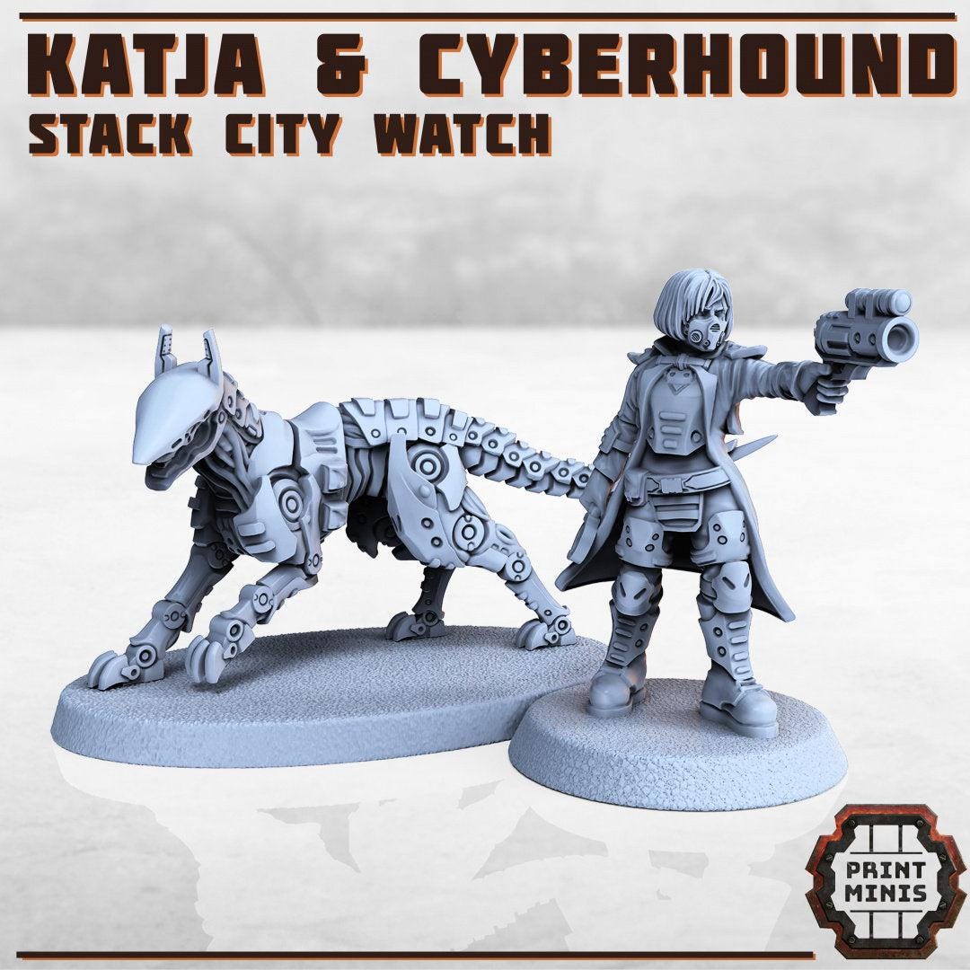 Katja, Watch Inspector - Print Minis