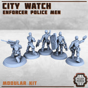 City Watch, Enforcer Police - Print Minis