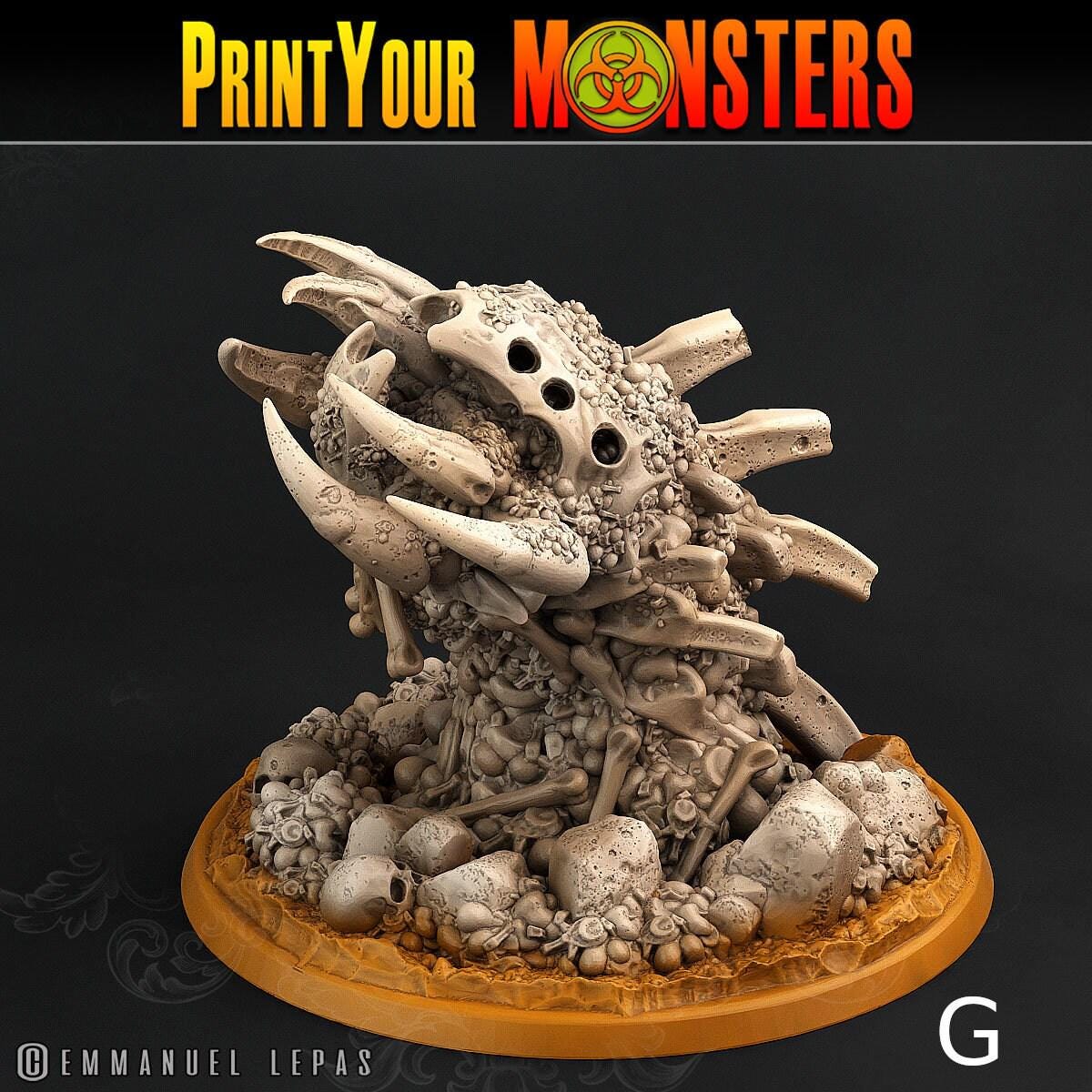 Bone Worms - Print Your Monsters