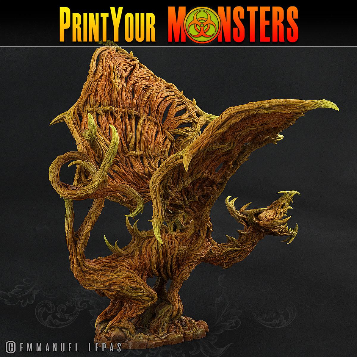 Nightmare Forest Dragon - Print Your Monsters