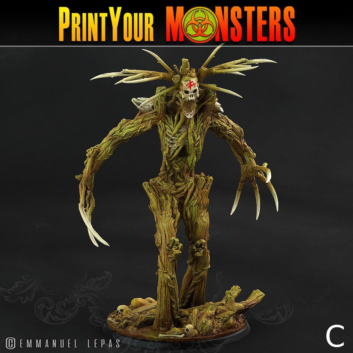 Dark Tree Men, Dryad Demons - Print Your Monsters