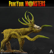 Horrific Deer, Wood ELementals, Dryad Demons - Print Your Monsters
