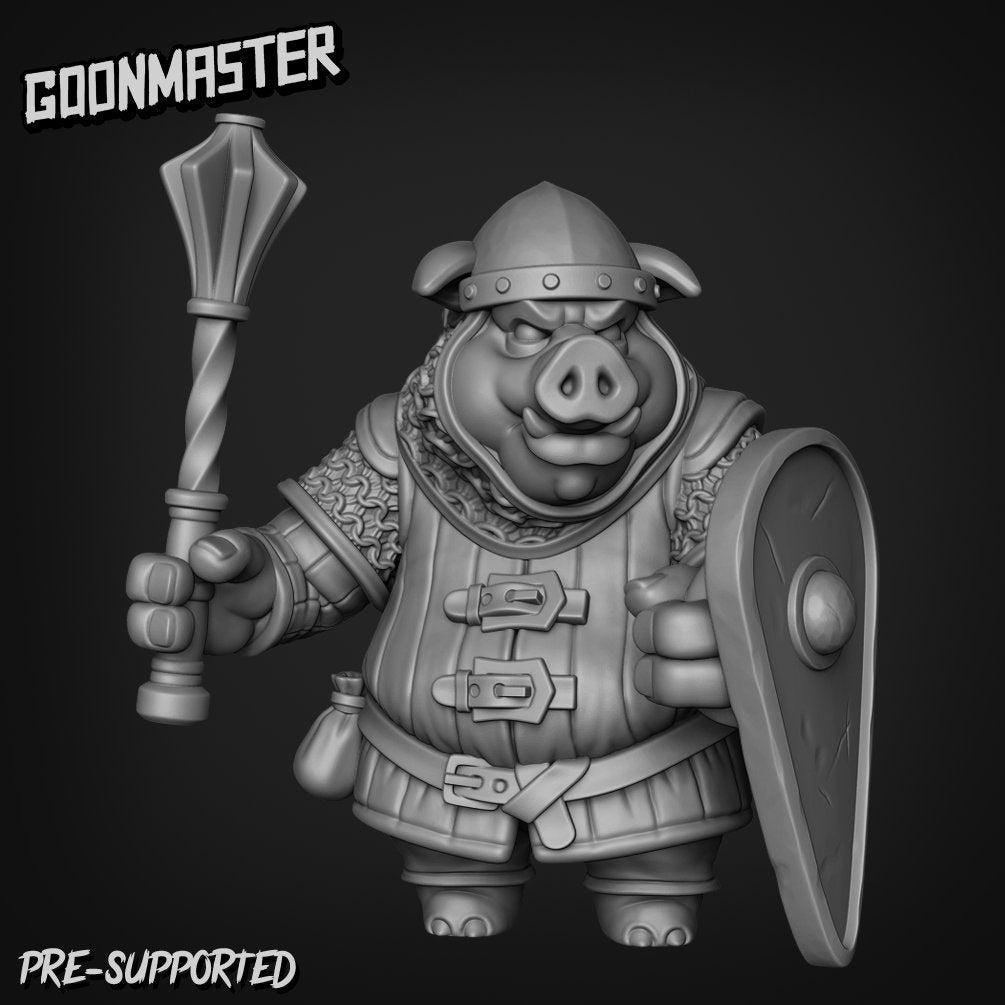 Pig Mace Soldier - Goonmaster