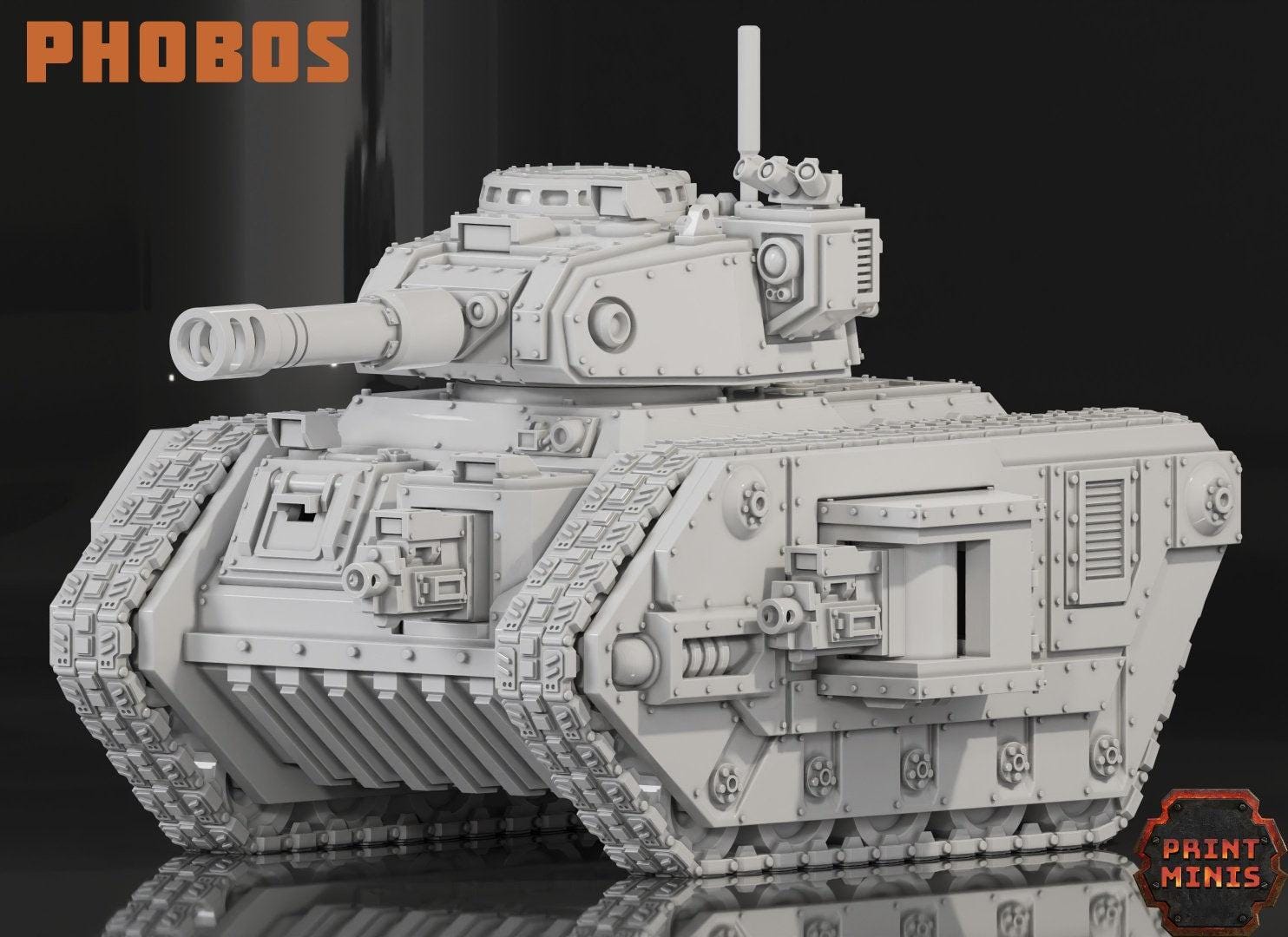 Phobos Main Battle Tank - Print Minis