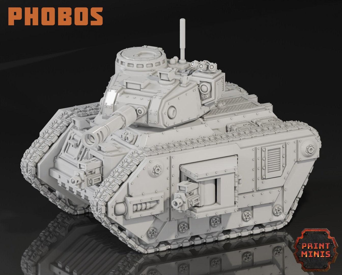 Phobos Main Battle Tank - Print Minis