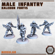Kaledon Imfantry - Print Minis