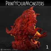 Infernal Magma Elementals - Print Your Monsters