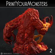 Infernal Magma Elementals - Print Your Monsters