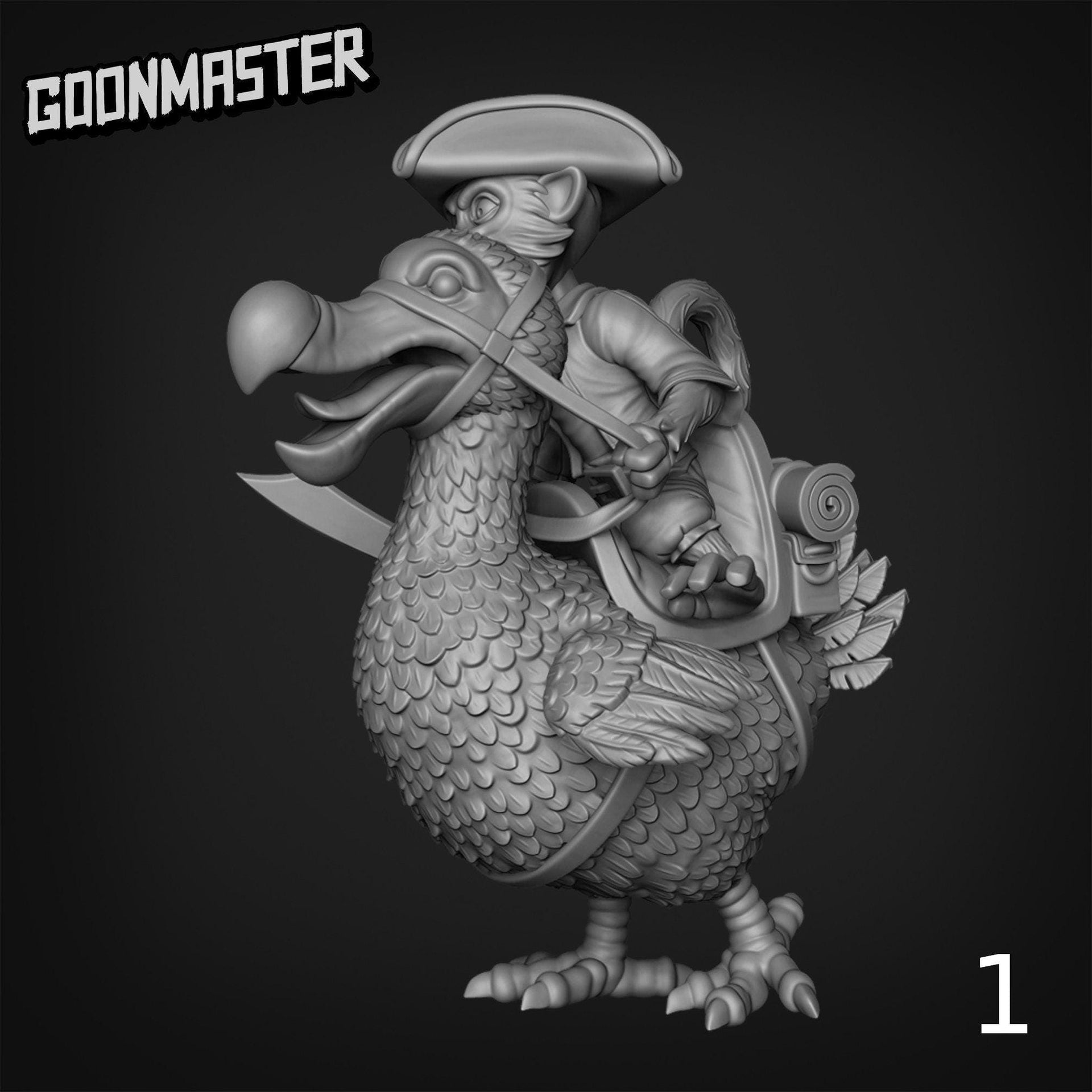 Dodo Mounted Pirate Monkey - Goonmaster