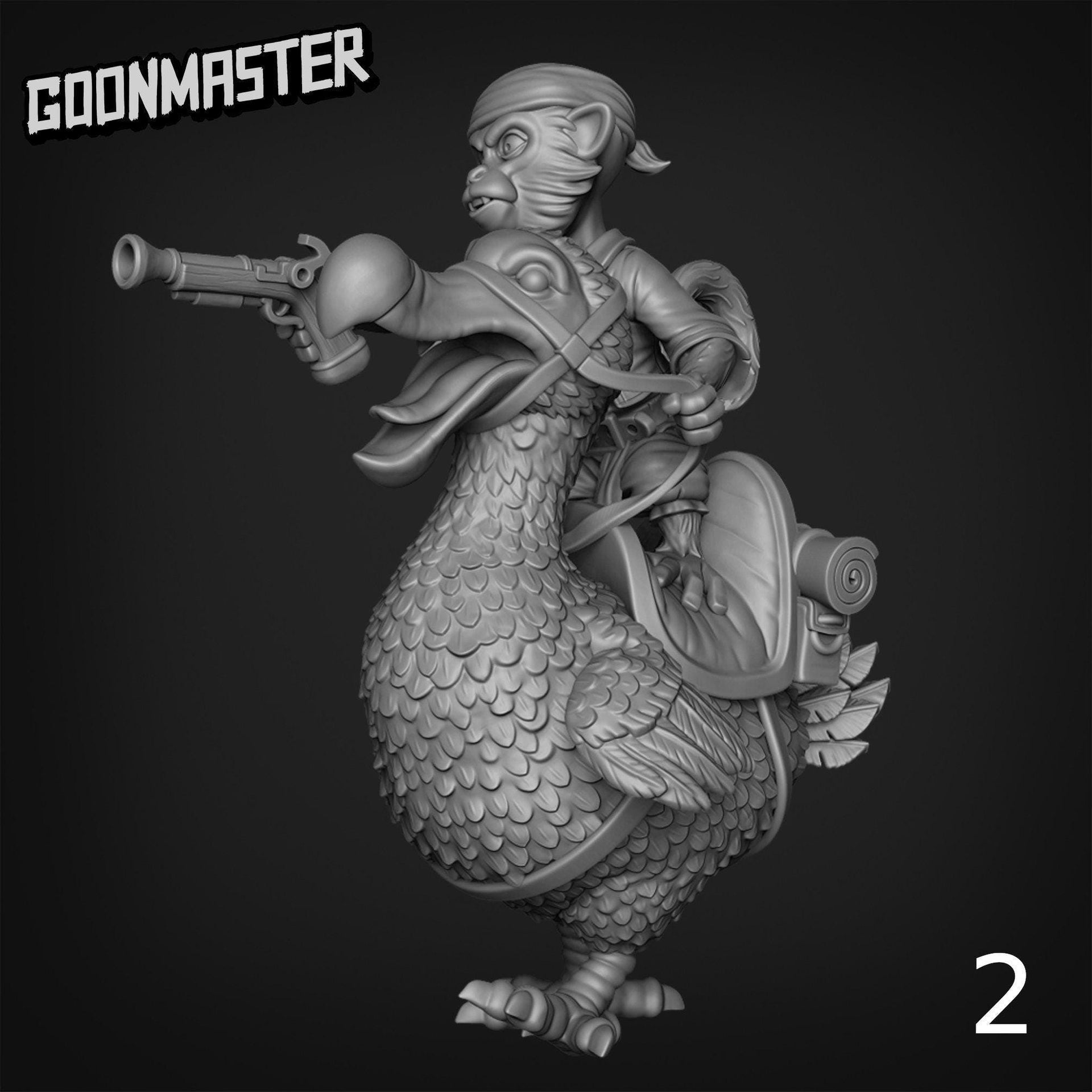 Dodo Mounted Pirate Monkey - Goonmaster