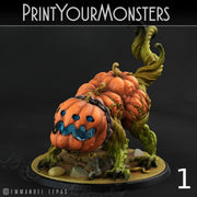 Dangerous Pumpkin Dog - Print Your Monsters