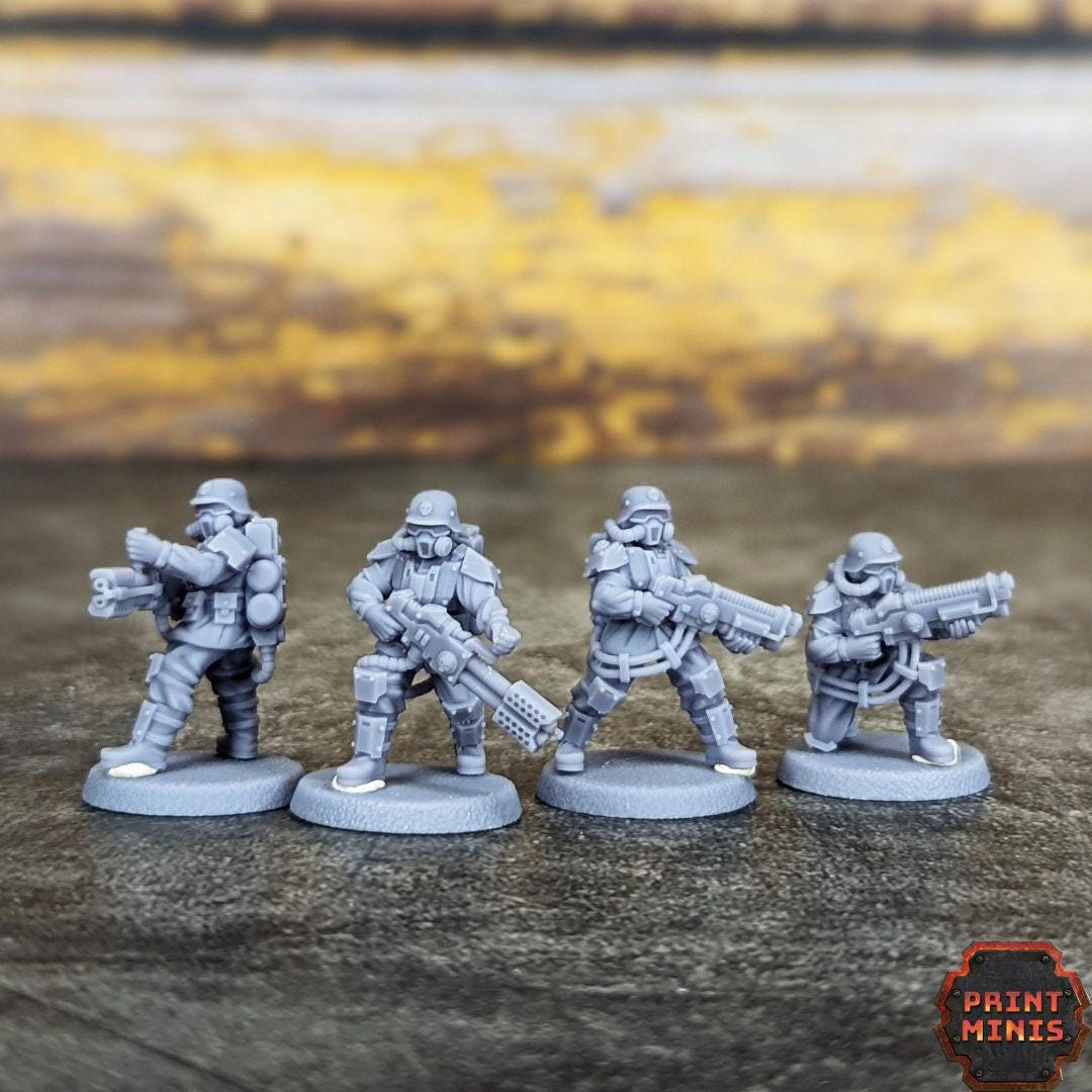 Kaledon Fortis Special Weapons  - Print Minis