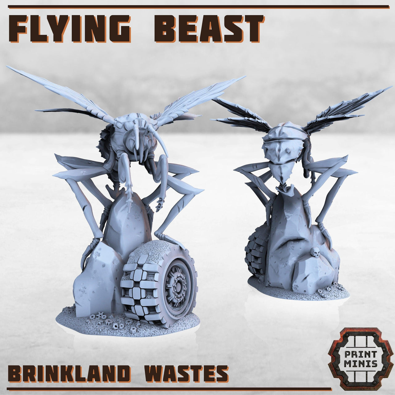 Flying Wasteland Beast  - Print Minis