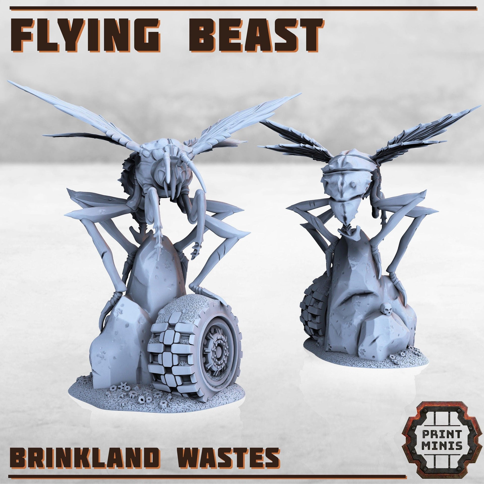 Flying Wasteland Beast  - Print Minis