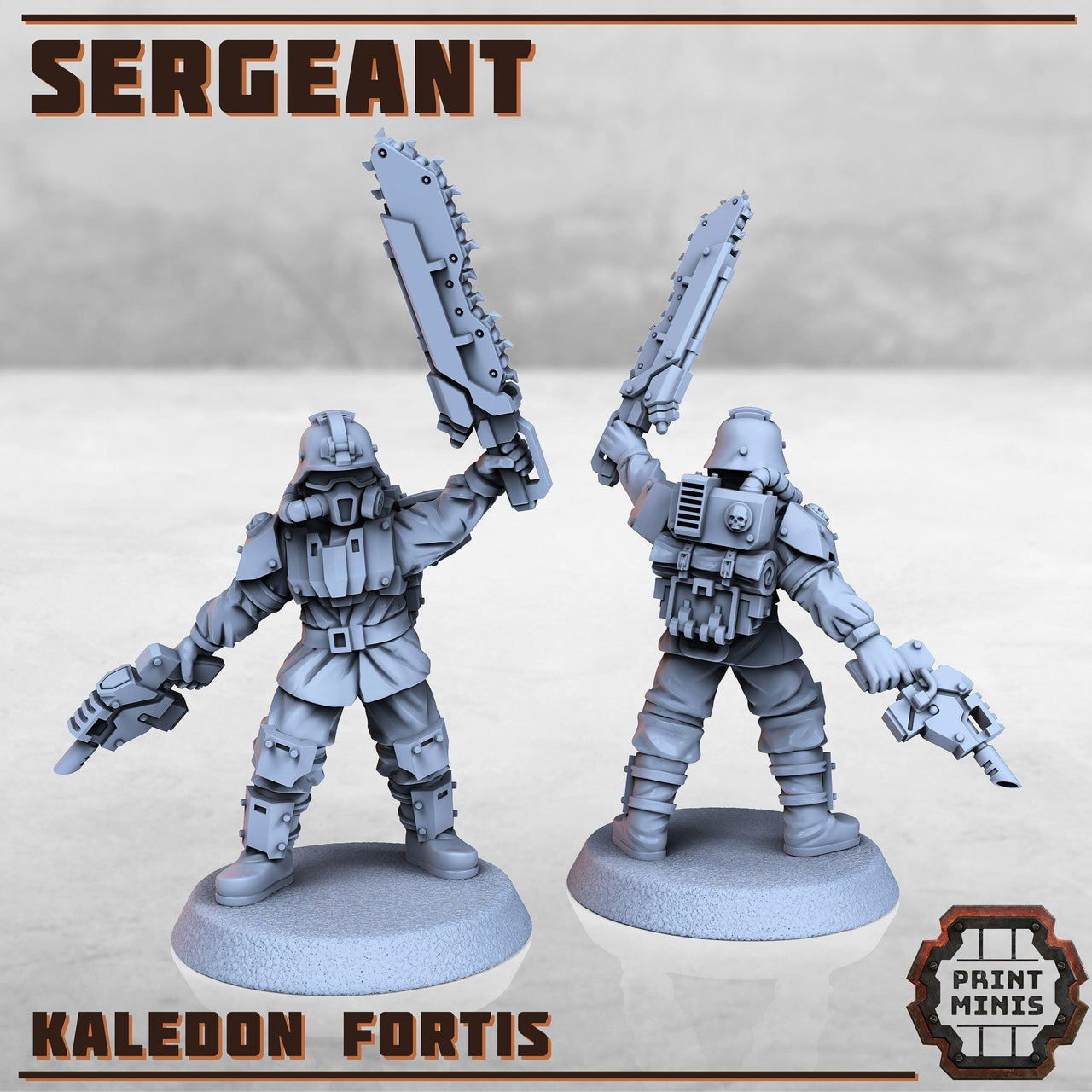 Kaledon Fortis Sergeant - Print Minis