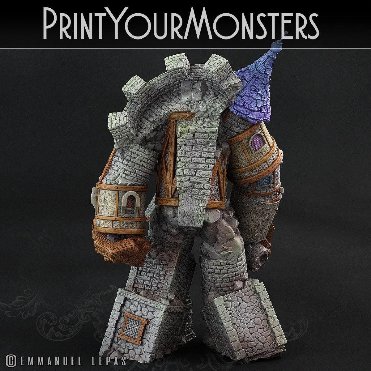 Medieval Golem - Print Your Monsters