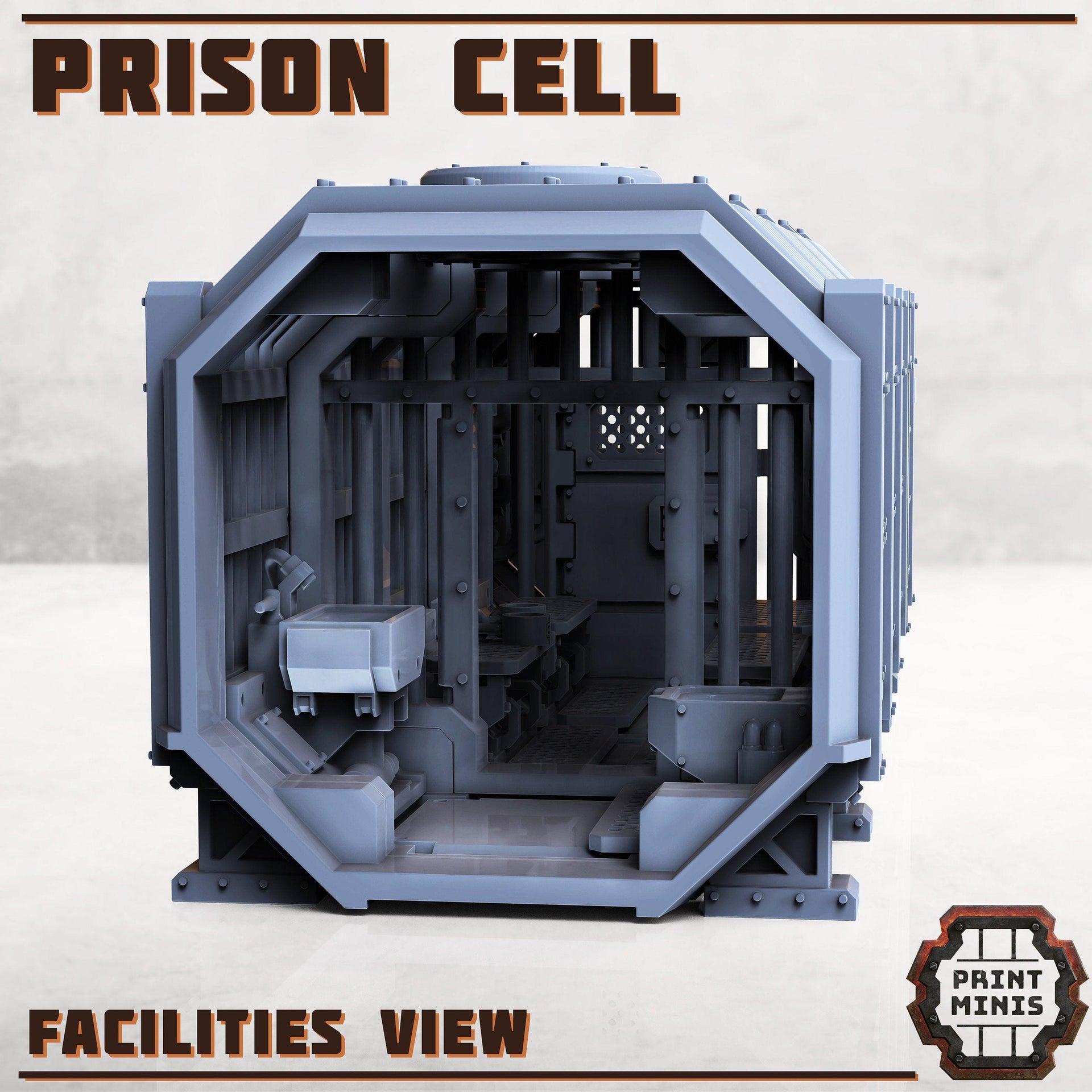 Modular Prison Cell - Print Minis