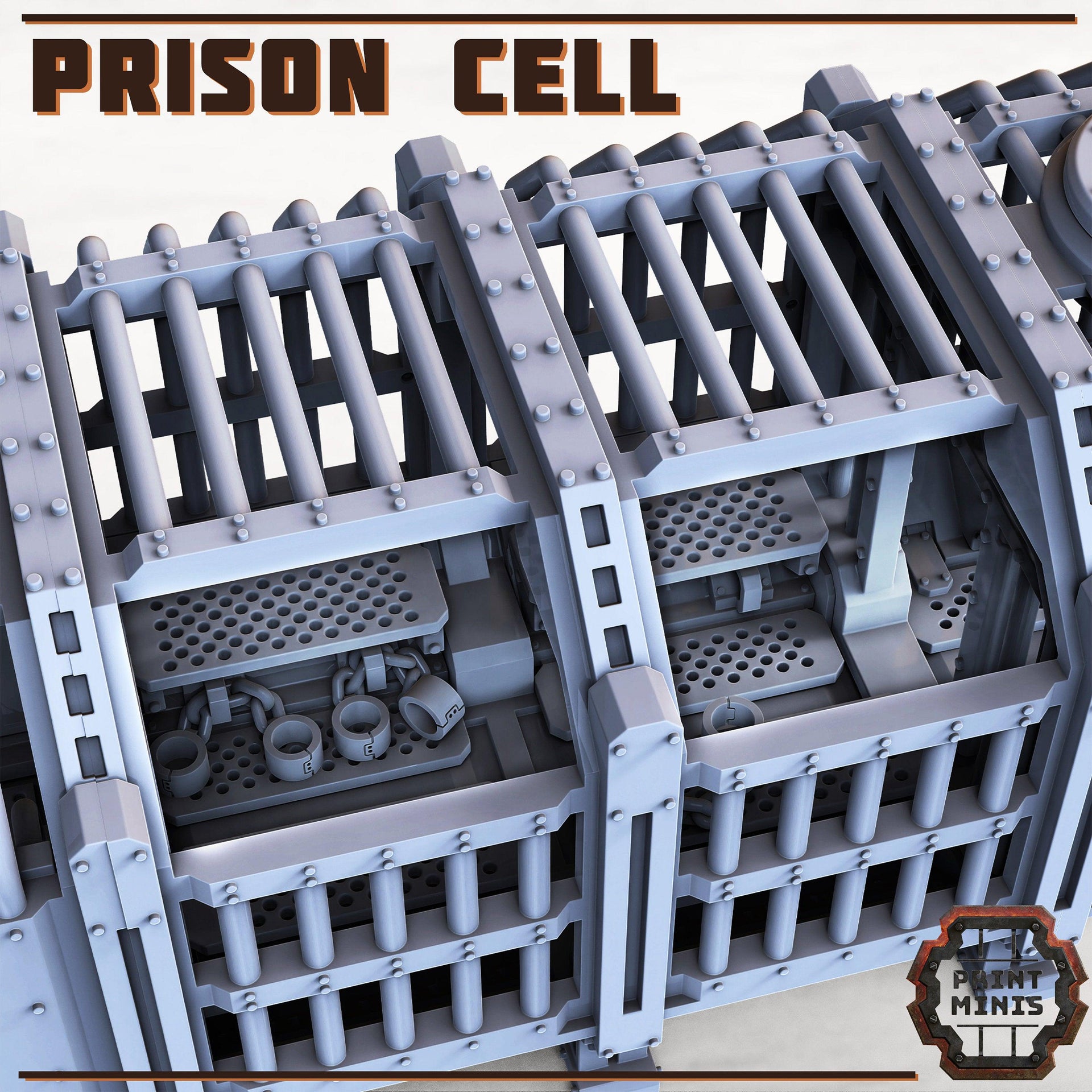 Modular Prison Cell - Print Minis