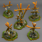Ancient Tribal Ruins Scatter Terrain - Fantastic Plants and Rocks