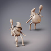 Forg Wizard. Weird little frog Friend - CobraMode | 28mm and 32mm | Wargaming | DnD | Tabletop Roleplaying