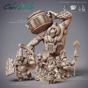 Sarugami Bards, Gibbon Performers - CobraMode | 28mm and 32mm | Wargaming | DnD | Tabletop Roleplaying