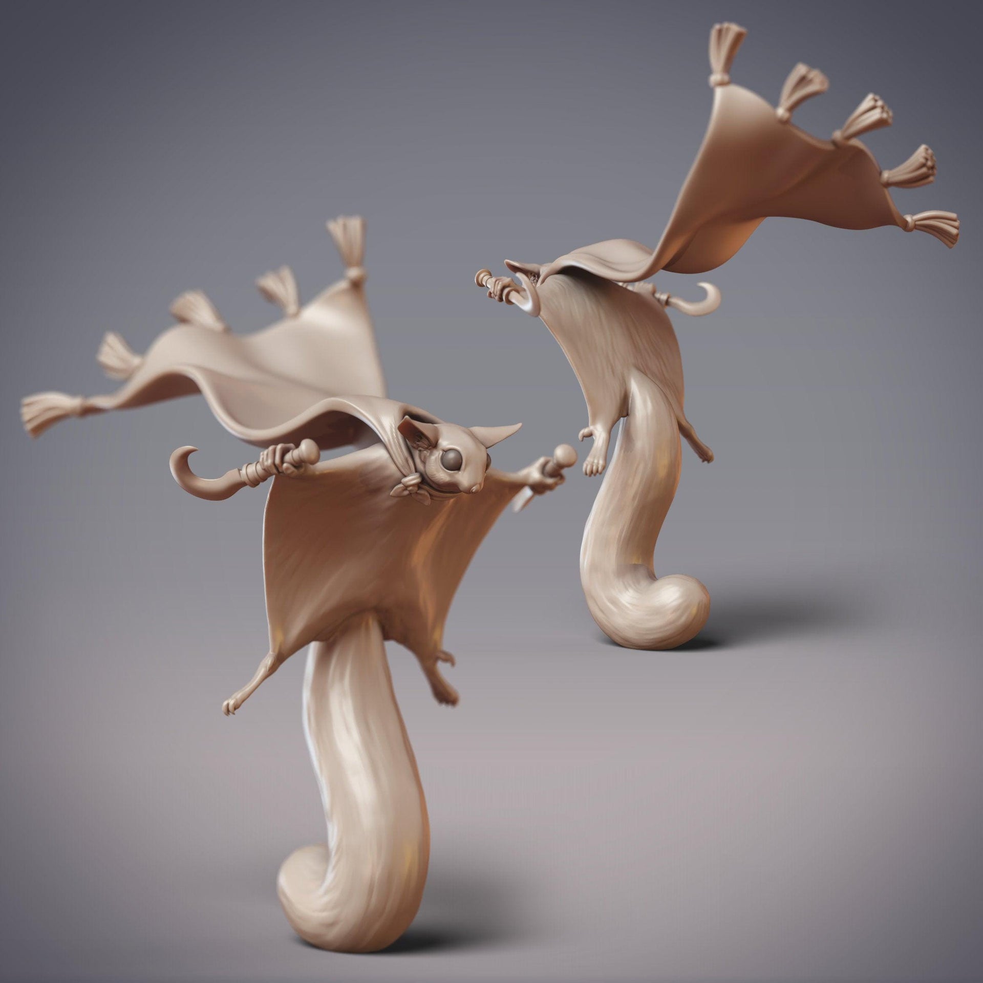 Jirawin Assassin Rinji, Flying Squirrel Rogue - CobraMode | 28mm and 32mm | Wargaming | DnD | Tabletop Roleplaying