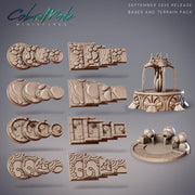 Bindagari Warrior Jarruk, Frilled Lizard Fighter - CobraMode - CobraMode | 28mm and 32mm | Wargaming | DnD | Tabletop Roleplaying