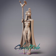 Ahurazad Agent Dumara-Tel, Robot Priestess - CobraMode - CobraMode | 28mm and 32mm | Wargaming | DnD | Tabletop Roleplaying