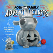 Kobold Jack O Lantern, Halloween Costume Party! - Found Family Adventurecrafts | 28mm and 32mm | Wargaming | DnD | Tabletop Roleplaying