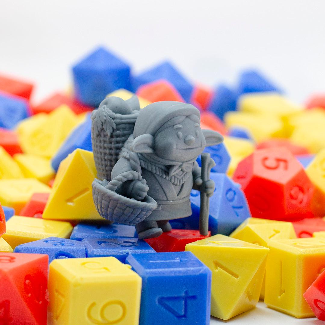 Forager Goblin, Adorable Gobushka - Found Family Adventurecrafts | 28mm and 32mm | Wargaming | DnD | Tabletop Roleplaying