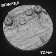 Pumpkin Patch Bases - Goonmaster | 28mm and 32mm | Wargaming | DnD | Tabletop Roleplaying