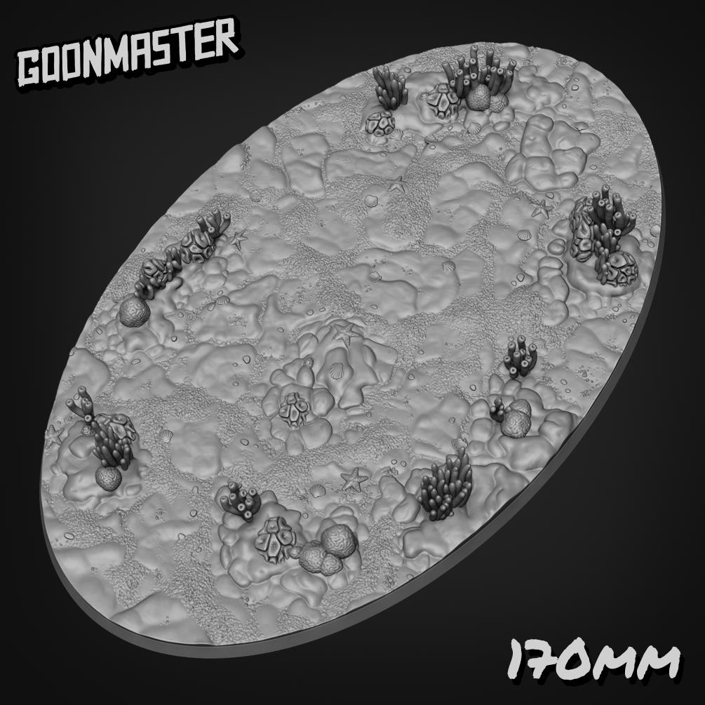 Sea Floor Bases - Goonmaster | 28mm and 32mm | Wargaming | DnD | Tabletop Roleplaying