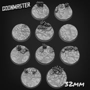 Sea Floor Bases - Goonmaster | 28mm and 32mm | Wargaming | DnD | Tabletop Roleplaying