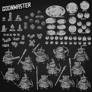 Hamster Spear Warrior. Hams of War- Goonmaster | 28mm and 32mm | Wargaming | DnD | Tabletop Roleplaying