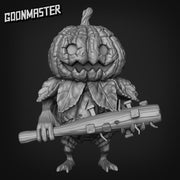 Scumpy Lumpkin Veteran. Pumpkin Soldier - Goonmaster | 28mm and 32mm | Wargaming | DnD | Tabletop Roleplaying